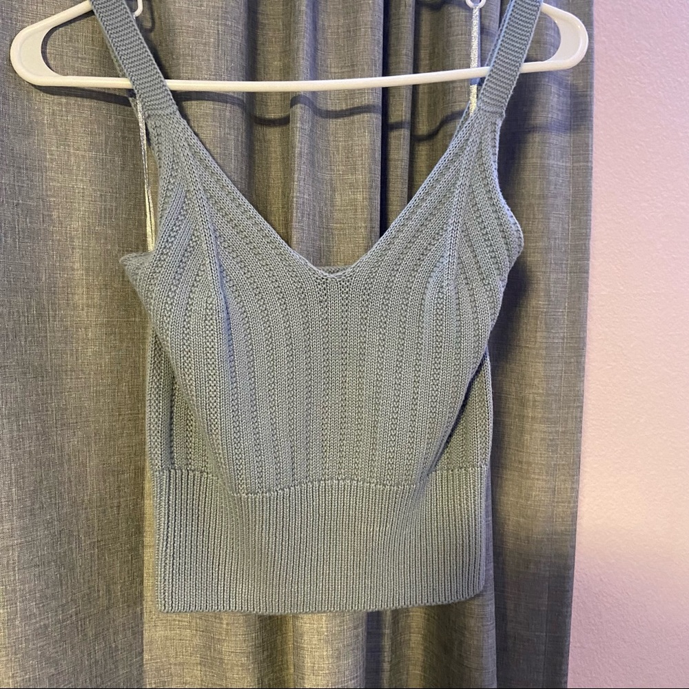 Knitted Light Blue Top/Small